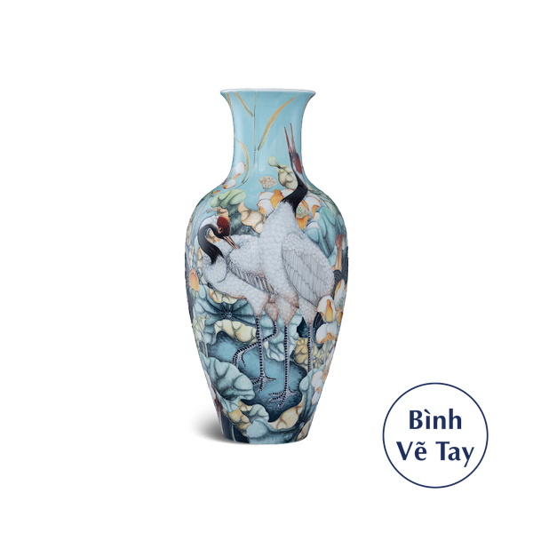 Bình hoa 52 cm - Bình Hoa - Sen Hạc