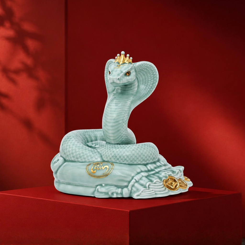Rắn Thanh Xà - Men ngọc (bóng)