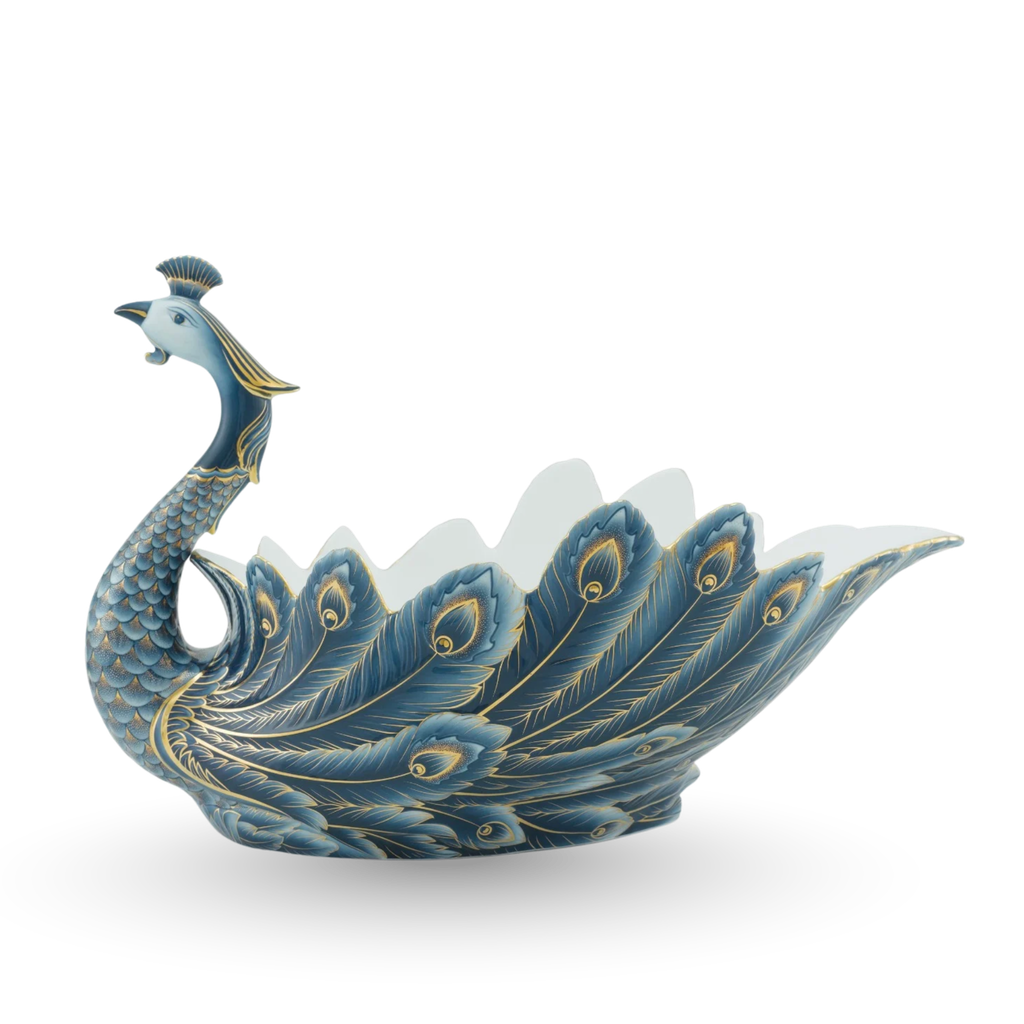 Tô trái cây Khổng Tước -  Cobalt
