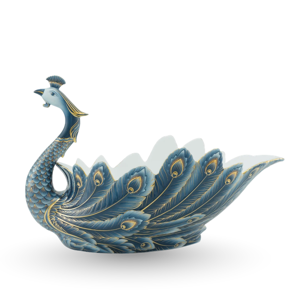 Tô trái cây Khổng Tước -  Cobalt