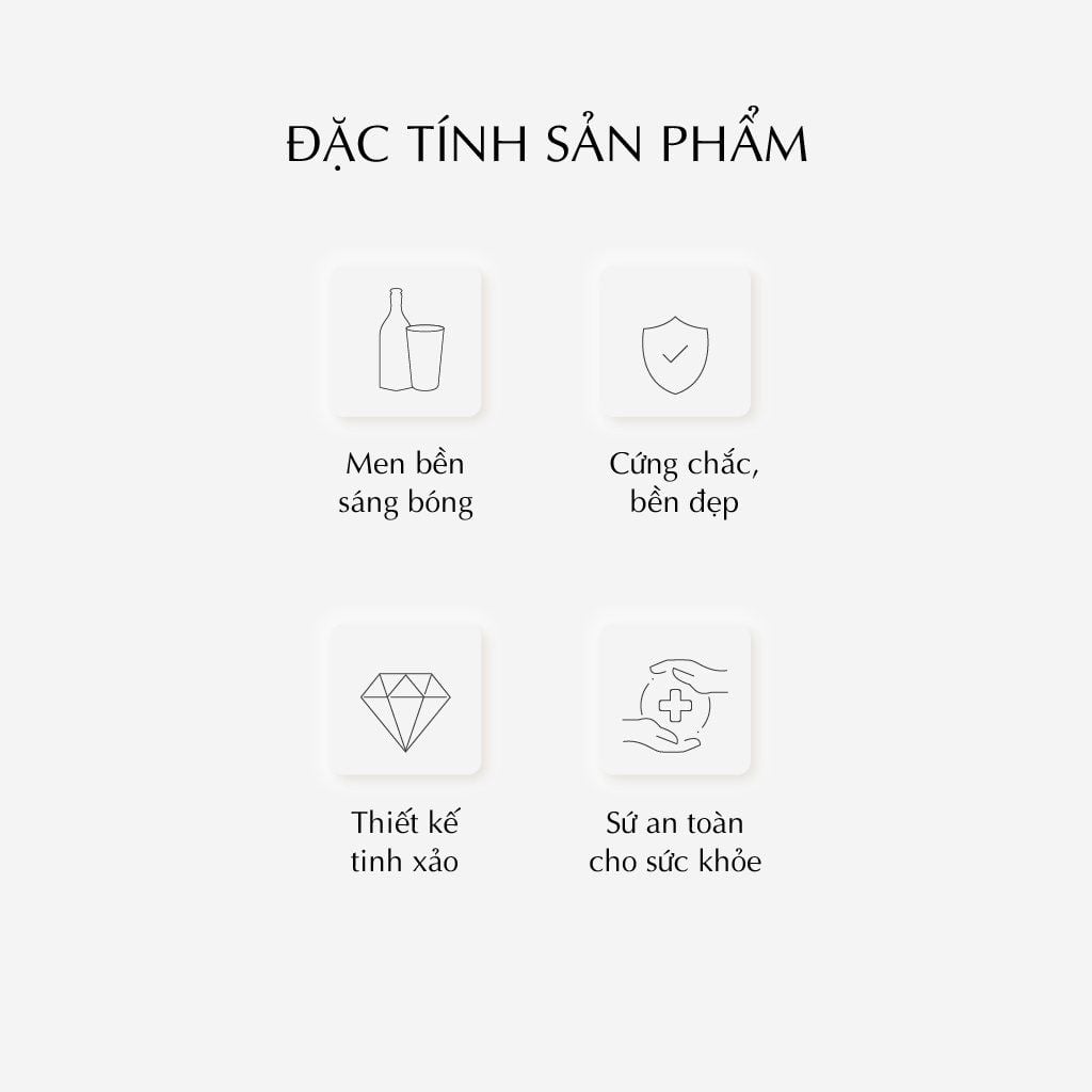 Chai sứ dưỡng sinh vuông 1.0 L + nắp (K1) - Dưỡng Sinh - Nam Quốc - Sài Gòn (TV)