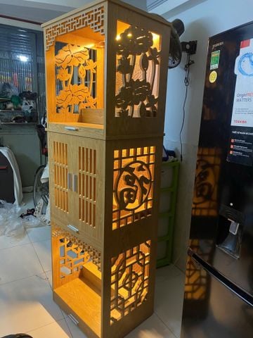 Tủ Thờ 3 Tầng Cánh Che Hở TT20