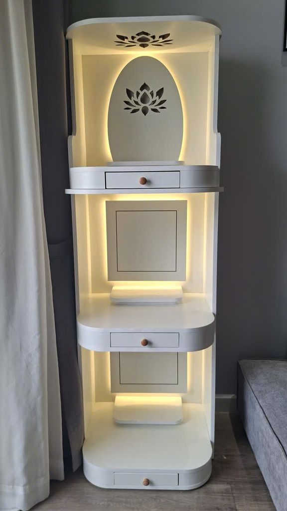 Tủ Thờ 3 Tầng Bo Cong TT18