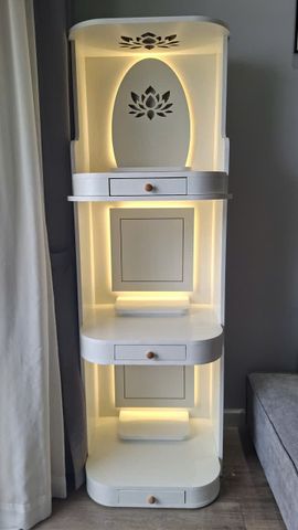 Tủ Thờ 3 Tầng Bo Cong TT18