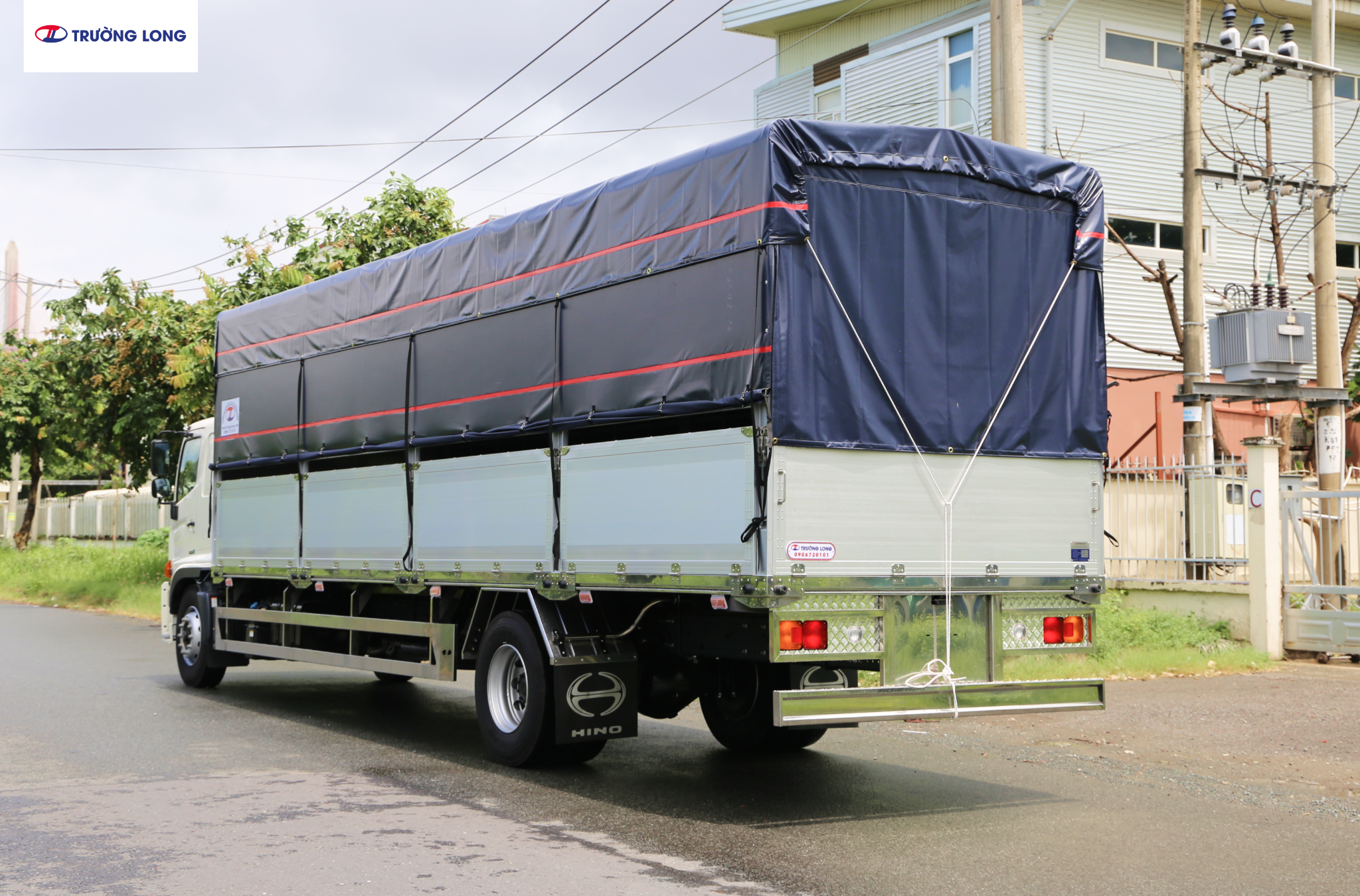 HINO FG8JT8A-PGV Euro 5 - Xe mui bạt 7 tấn 34 thùng dài 8m9