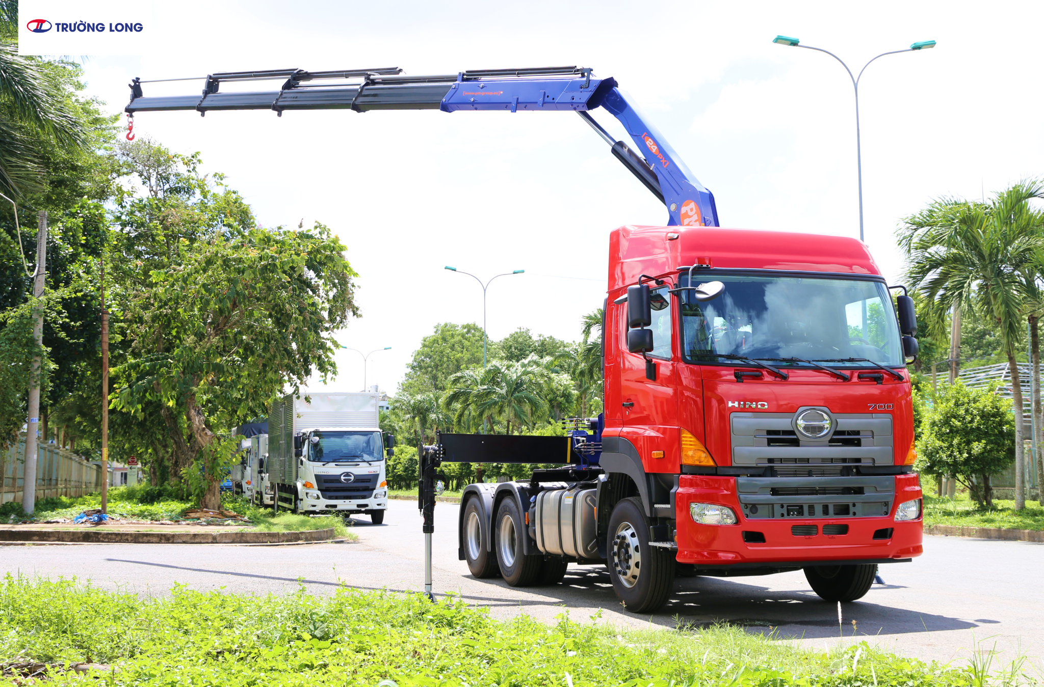 HINO SS2P EURO 5 - Xe tải cẩu gập PM