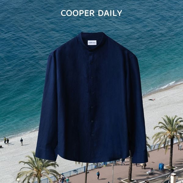 [Xanh Navy] Sơ Mi Linen RTW 