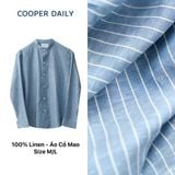  [Xanh Sọc] Sơ Mi Linen RTW 