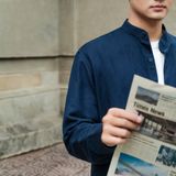  [Xanh Navy] Sơ Mi Linen RTW 