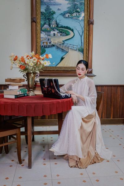  Áo dài Kim Thoa 