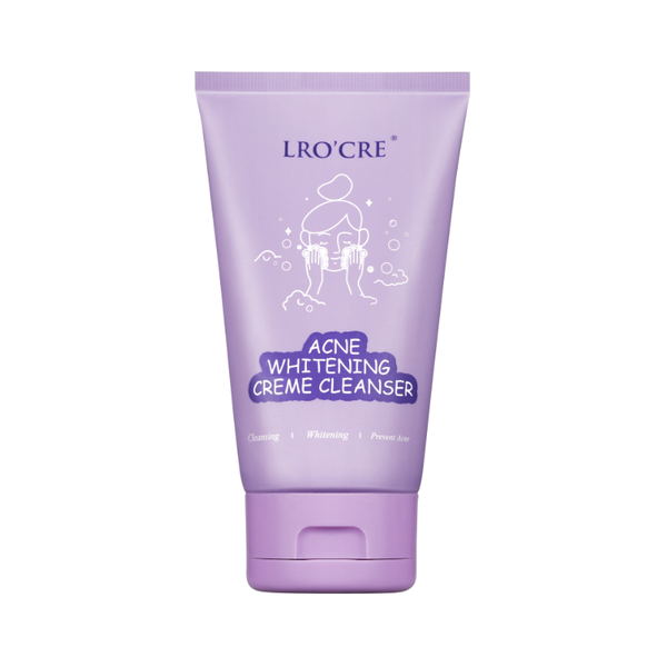  Sữa Rửa Mặt Lro'Cre Acne Whitening Creme Cleanser Làm Sạch Sâu, Ngăn Ngừa Mụn 100g 