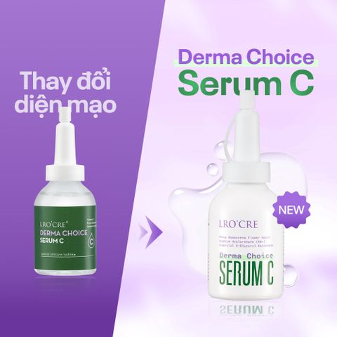  Tinh Chất Serum Lro'Cre Derma Choice Serum C Cải Thiện Da Sạm Màu 30ml 
