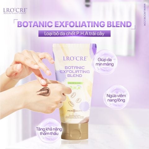  Tẩy Tế Bào Chết Body Lro'Cre Botanic Exfoliating Blend - Làm Sạch Sâu, Da Mịn Màng 150g 