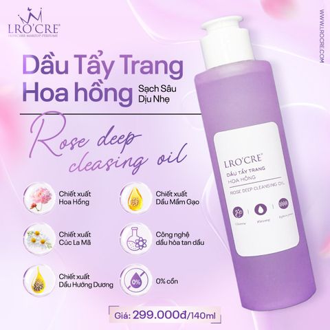  Dầu Tẩy Trang Lro'Cre Hexa-Herb Cleansing Oil Sạch Da Chuyên Sâu 150ml 