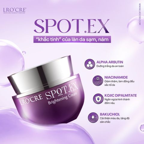  Kem Dưỡng Lro'Cre Spot.Ex Brightening Cream Cải Thiện Da Sạm, Nám 20g 