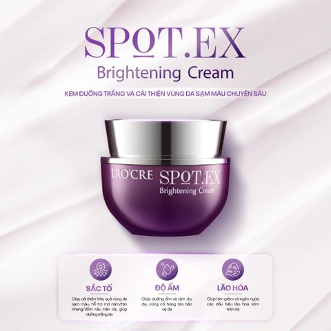  KEM DƯỠNG TRẮNG VÀ CẢI THIỆN VÙNG DA SẠM MÀU CHUYÊN SÂU SPOT.EX BRIGHTENING CREAM 