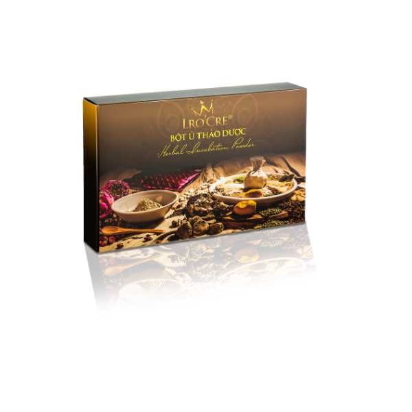  Lro'Cre Herbal Incubation Powder Bột Ủ Body Thảo Dược Dưỡng Trắng Da 2 gói/1 hộp 