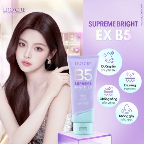  Kem Dưỡng Body Lro'Cre Supreme Bright Ex -Nâng Tone Có Chống Nắng 200g 