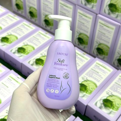  Dung Dịch Vệ Sinh Lro'Cre Soft Femicare Dịu Nhẹ, Cân Bằng pH 150ml 