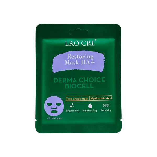  Mặt Nạ Lro'Cre Restoring Mask HA+ - Bio Cellulose Cấp Ẩm & Hỗ Trợ Sáng Da 125g 