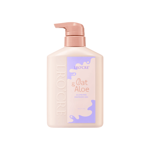  Sữa Tắm Lro'Cre Oat & Aloe Glowing Shower Gel Giúp Trắng Da Sạch Sâu 400g 