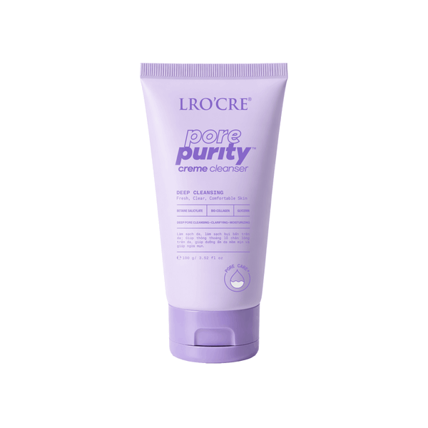  Sữa Rửa Mặt Lro'Cre Pore Purity Creme Cleanser Làm Sạch Sâu Cho Da Mụn 100G 