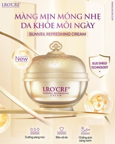  Kem Dưỡng Da Ban Ngày Lro'Cre Sunveil Refreshing Cream Có Chống Nắng 20g 