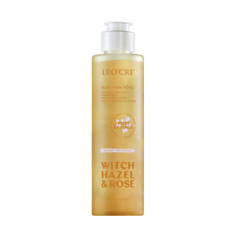  Toner Lro'Cre Toner Original Witch Hazel & Rose Cân Bằng pH Cho Da 140ml 
