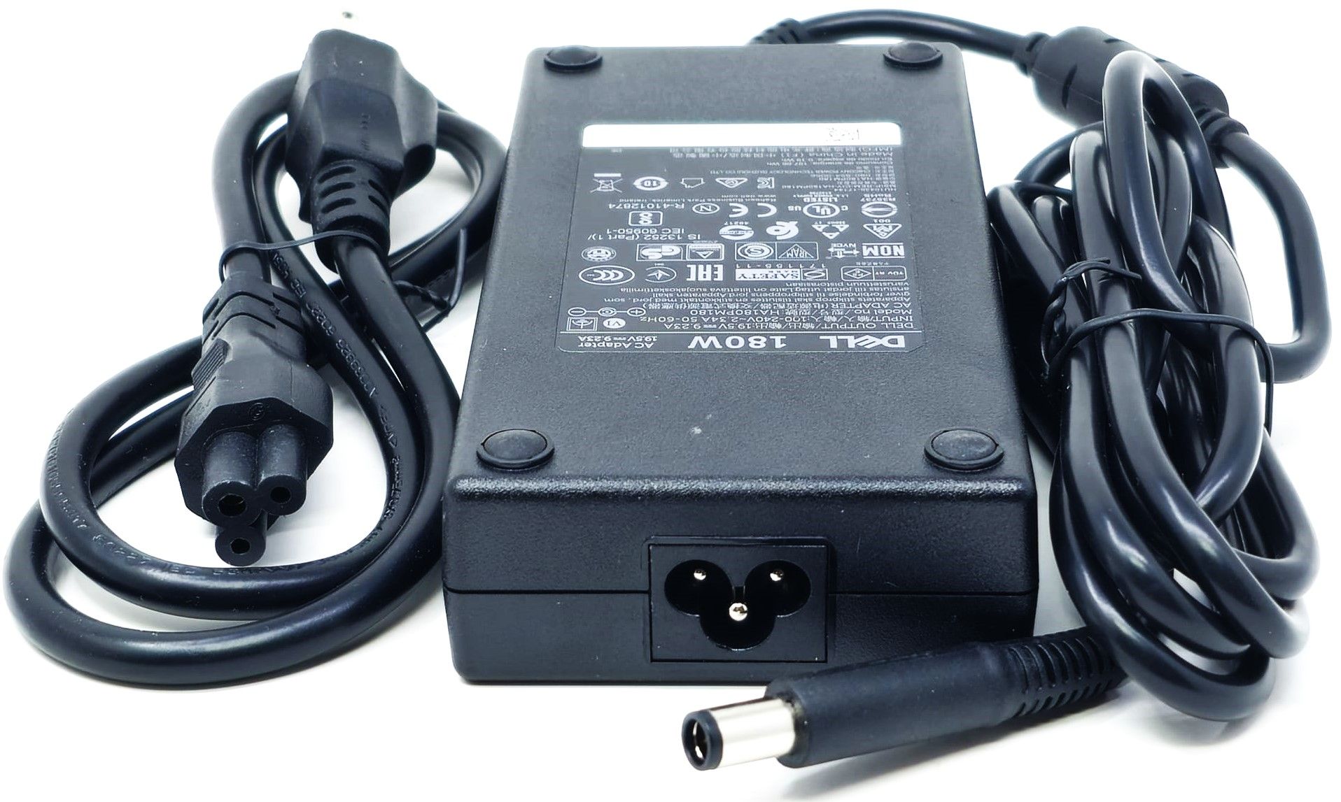  Dell AC Adapter 180W – 19.5V | 9.23A | 4.5mm Barrel Tip | LED Ring | Genuine Dell Charger 
