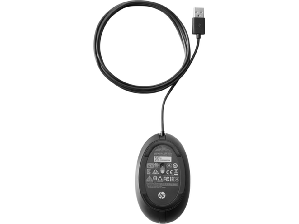  HP 320M Wired Mouse – USB | 1200 DPI | Optical | Black (9VA80AA) 