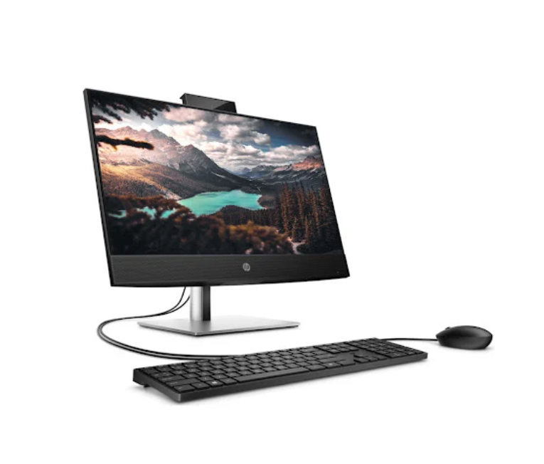  HP ProOne 440 G9 AIO, Intel Core i3 14100T, 8GB DDR5 4800, SSD 256GB, 23.8 Inch FHD Non-Touch, Wireless Mouse & Keyboard, W11H, 1Y Onsite_AZ6V9PT 