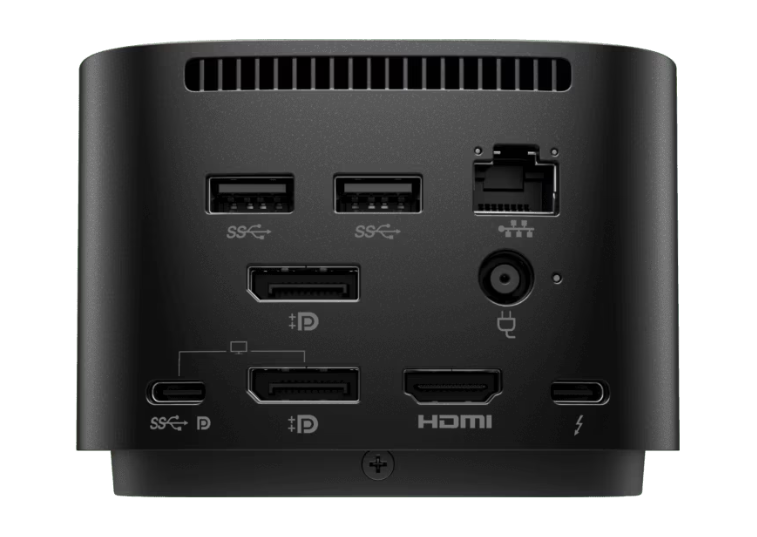  HP Thunderbolt Dock G4 – 120W | Thunderbolt 4 | Dual 4K | USB-C Docking (4J0A2AA) 