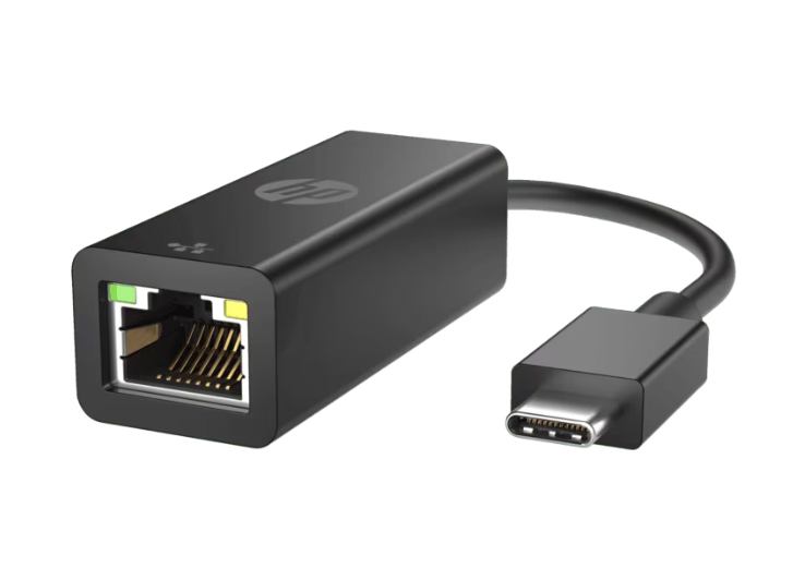  HP USB-C to RJ45 Adapter G2 – Gigabit Ethernet Adapter | USB-C Networking (4Z527AA) 