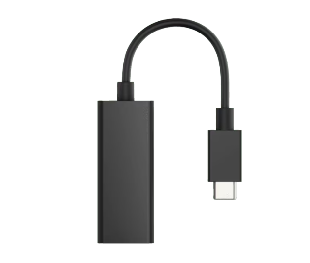 HP USB-C to RJ45 Adapter G2 – Gigabit Ethernet Adapter | USB-C Networking (4Z527AA) 