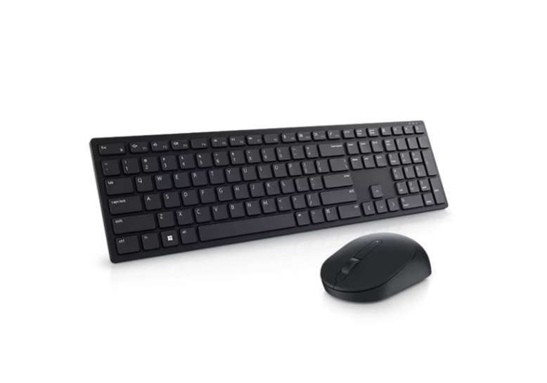  Dell KM5221W – Pro Wireless Keyboard & Mouse | 2.4GHz | USB Receiver (KM5221W) 