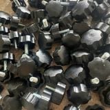  Tăng chỉnh nhựa, núm vặn nhựa 6 cánh kích thước M6 (Con) 