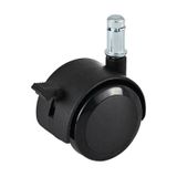  Bánh xe ghế xoay văn phòng phi 50mm, chốt M11 không khóa / có khóa (cái) 