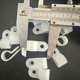  Nẹp nhựa giữ ống, kẹp cáp cố định dây điện phi 6mm, 10mm - MÀU TRẮNG (Con) 