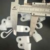  Nẹp nhựa giữ ống, kẹp cáp cố định dây điện phi 6mm, 10mm - MÀU TRẮNG (Con) 