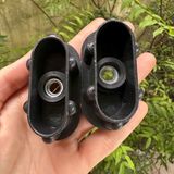  Nắp chụp nhựa oval 30x60mm ren M8 (Cái) 