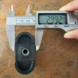  Nắp chụp nhựa oval 30x60mm ren M8 (Cái) 