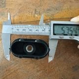  Nắp chụp nhựa oval 30x60mm ren M8 (Cái) 