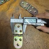  Bản lề lá bán nguyệt sắt xi mạ bảy màu (cái) 