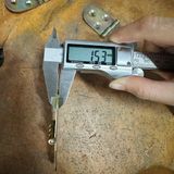  Bản lề lá bán nguyệt sắt xi mạ bảy màu (cái) 