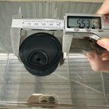  Nắp luồn dây điện hợp kim cao cấp màu đen - phi 50mm (Cái) 