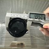  Nắp luồn dây điện hợp kim cao cấp màu đen - phi 50mm (Cái) 