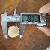  Núm tủ màu vàng phi 29mm (Cái) 