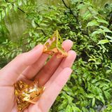  Ke góc bàn trang trí màu vàng sáng, giả cổ (Cái) 