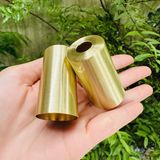  Ống Côn Màu Đồng Chụp Chân Bàn Ghế 50x28x25mm (Cái) 
