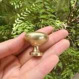  Núm tủ vàng bóng/vàng mờ phi 28mm (cái) 